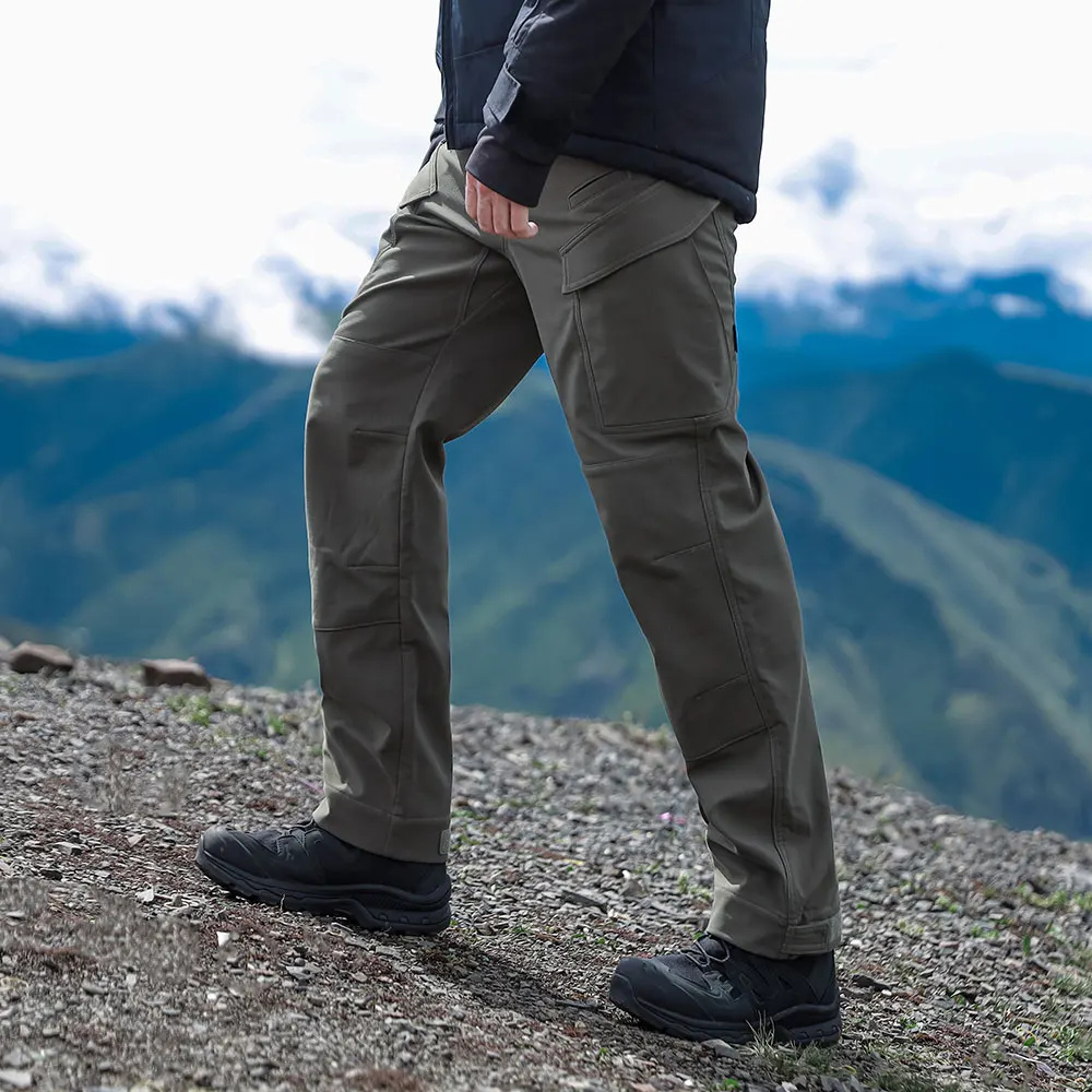 Emersongear-pantalones tácticos Softshell de antílope con etiqueta azul, pantalones de carga impermeables, corte ergonómico, Camping, caza y Camping - imagen 2