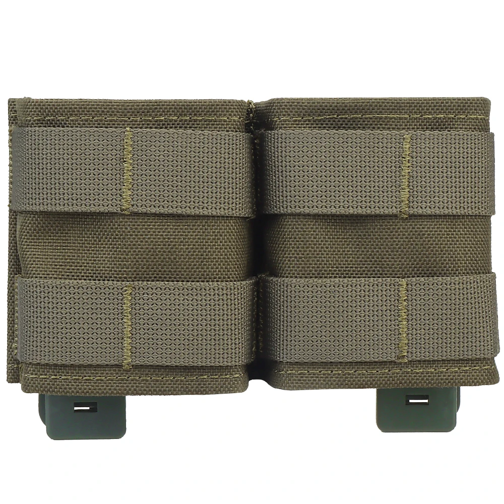 Bolsa táctica para revistas FAST 5,56, doble MOLLE, caza, tiro, Airsoft AR15 M4 Shorty KYWI, soporte para Mag, cinturón de combate - imagen 2
