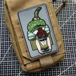 Parche táctico velcro anime – Insignia de moral para equipo militar
