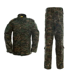 Uniforme táctico BDU camuflaje: chaqueta y pantalón paintball