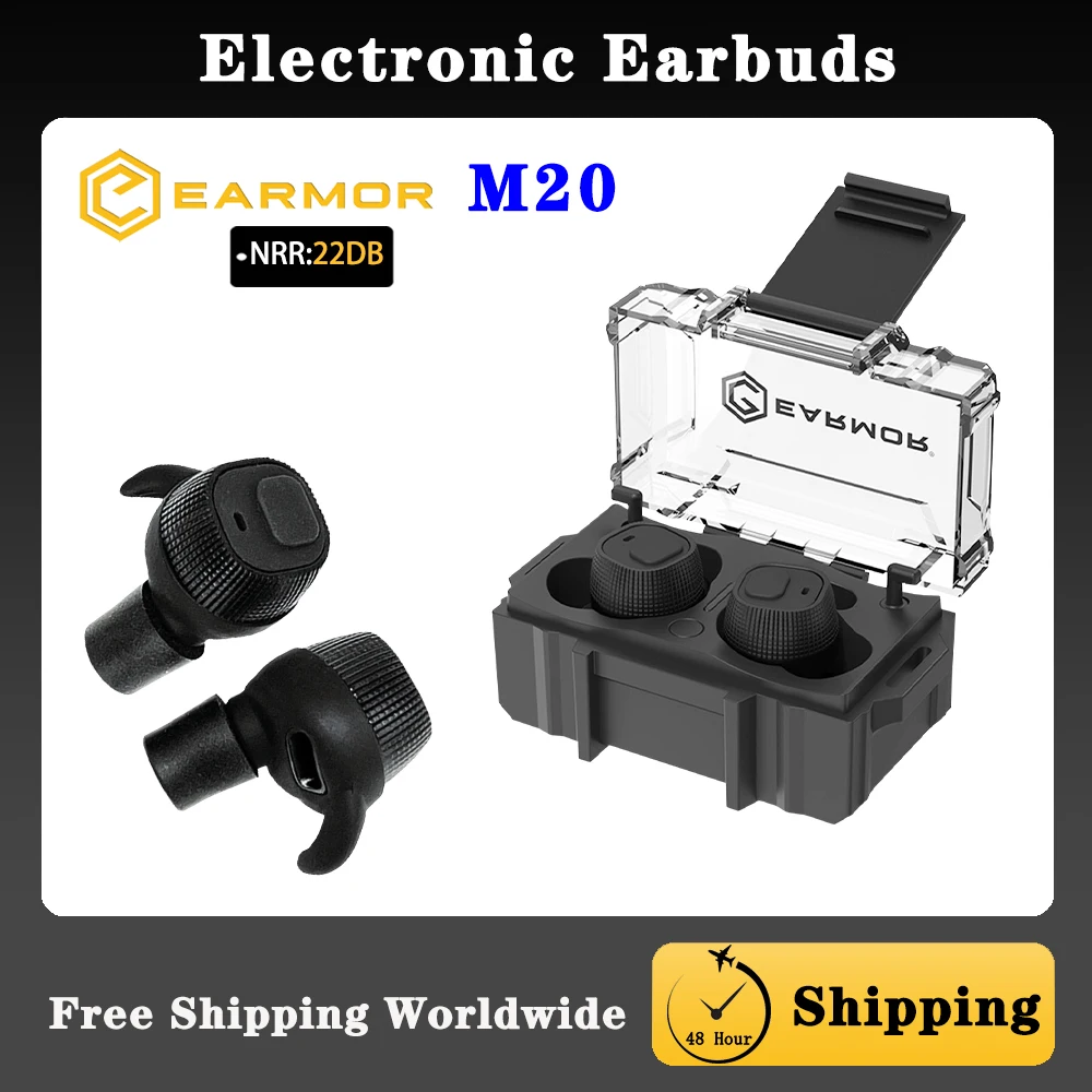 Auriculares electrónicos antirruido EARMOR M20 para tiro IPX-4
