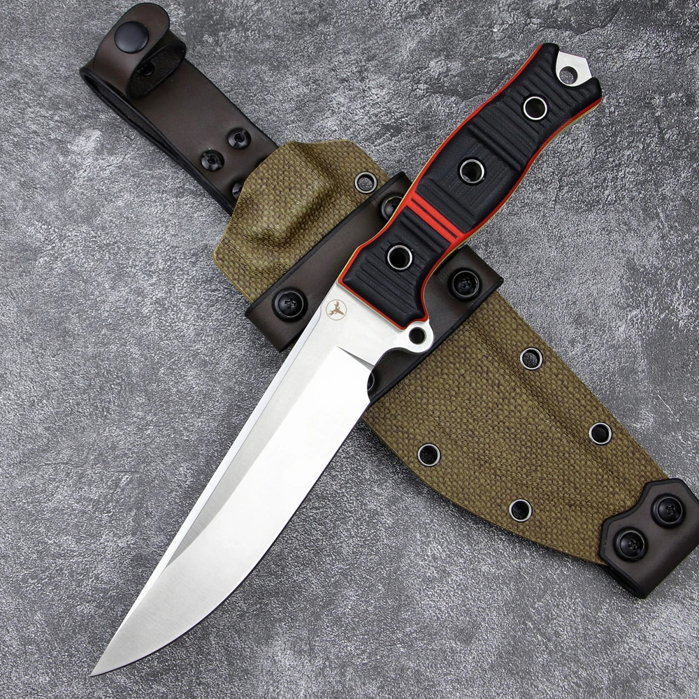 BUSSE cuchillo táctico de hoja fija Full Tang G10 tricolor - imagen 3