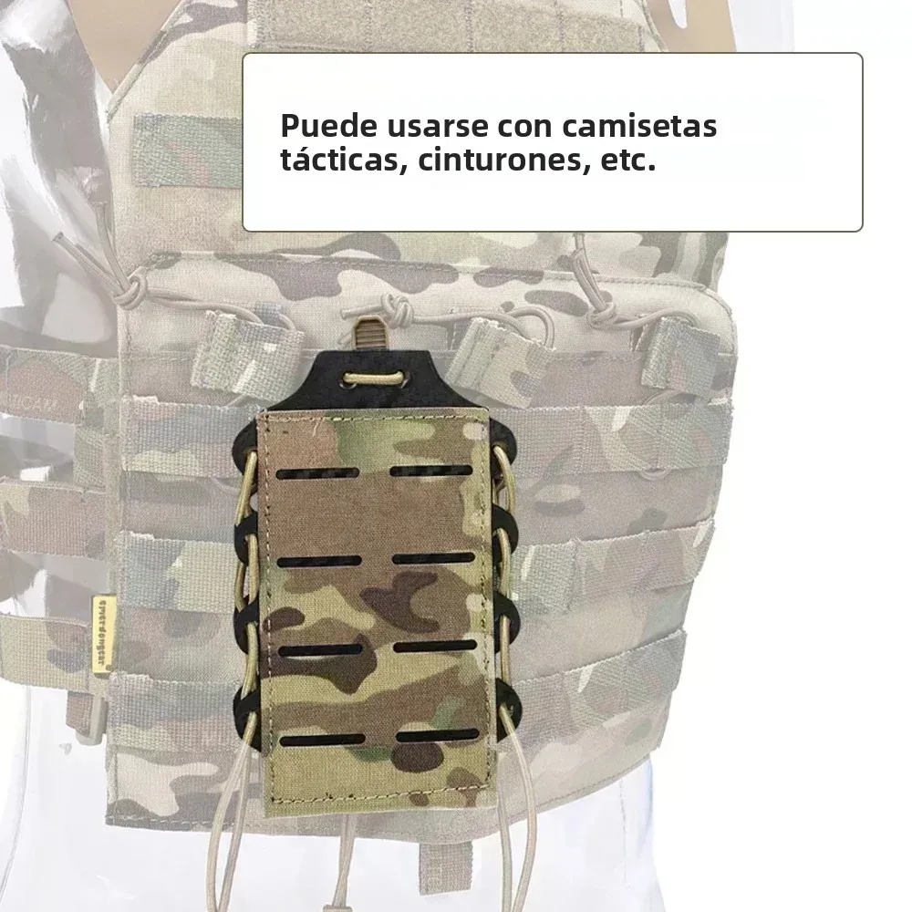 SINAIRSOFT Portacargadores táctico MOLLE 5,56 mm corte láser - imagen 4