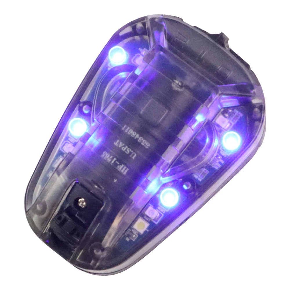 BOOIU linterna táctica para casco con LED IR y estroboscópico