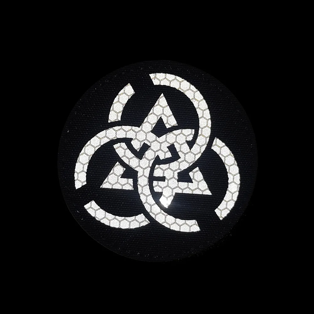 Insignia táctica de Anime, parche reflectante de archivos Granblue, brazalete de 100 puntos, Millennium GEHENNA ABYDOS HYAKKIYAKO para mochila - imagen 5