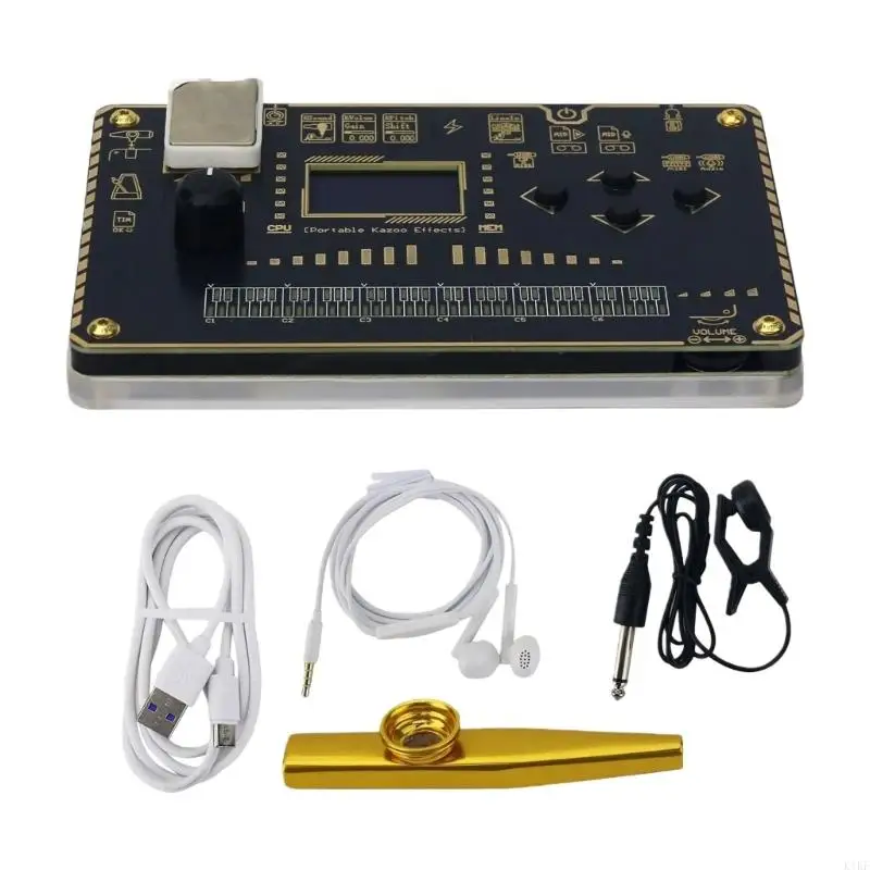 Procesador efectos guitarra Kazoo profesional 24 bits 48 kHz muestreo 60+ sonido K1KF - imagen 2