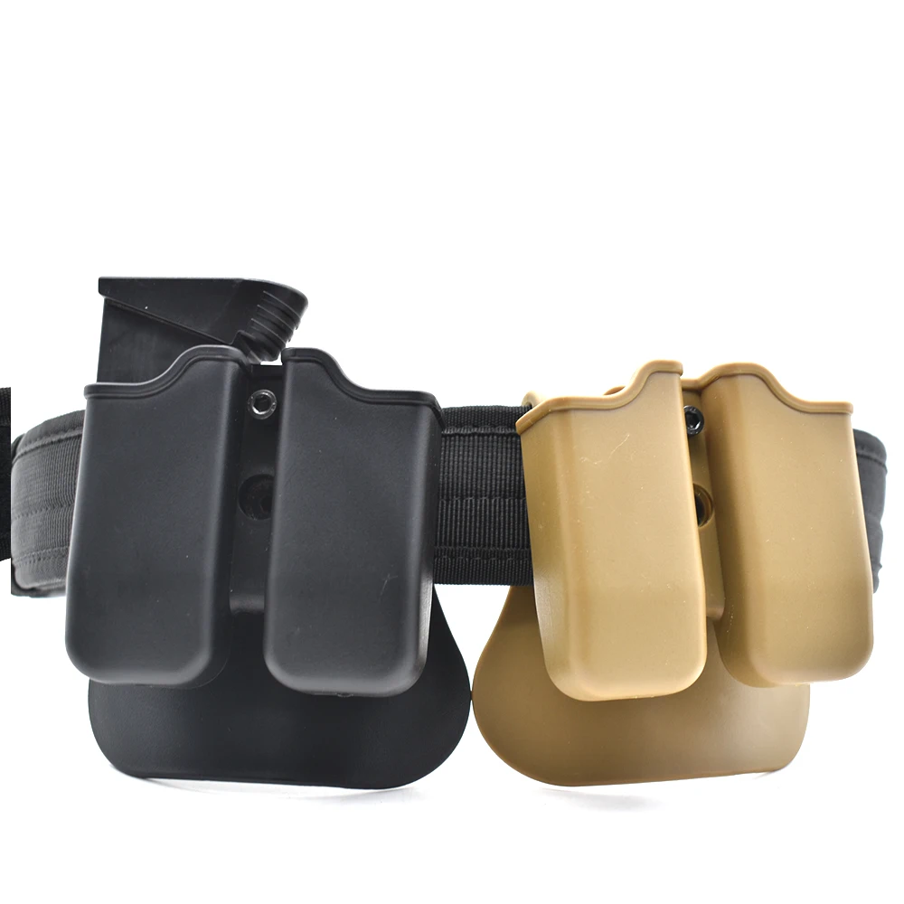 Bolsa Universal doble para revistas, 9mm.40, soporte magnético de doble apilamiento, funda Mag de doble apilamiento con Glock Sig Sauer S & W Beretta - imagen 2