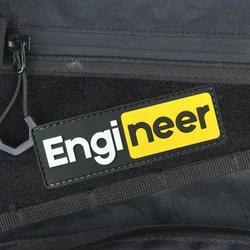 Parche táctico PVC Engineer insignia 3D militar gancho y bucle