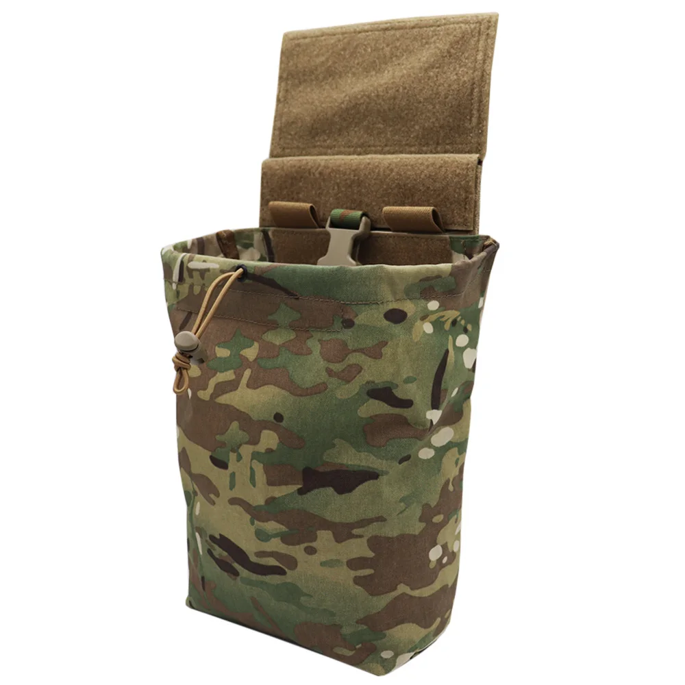 Bolsa táctica de doble descarga, bolsa de reciclaje, bolsa de artículos diversos, bolsa de almacenamiento de revistas para cinturón de cintura con gancho, bolsa de accesorios para chaleco de caza - imagen 3