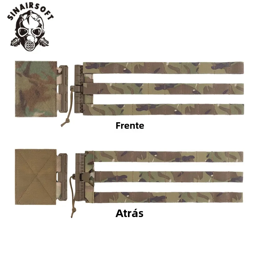 Faja táctica de nailon 1000D con hebilla de liberación rápida, conjunto de chaleco, portador de placa para Airsoft JPC CPC NCP XPC 6094 420 - imagen 3