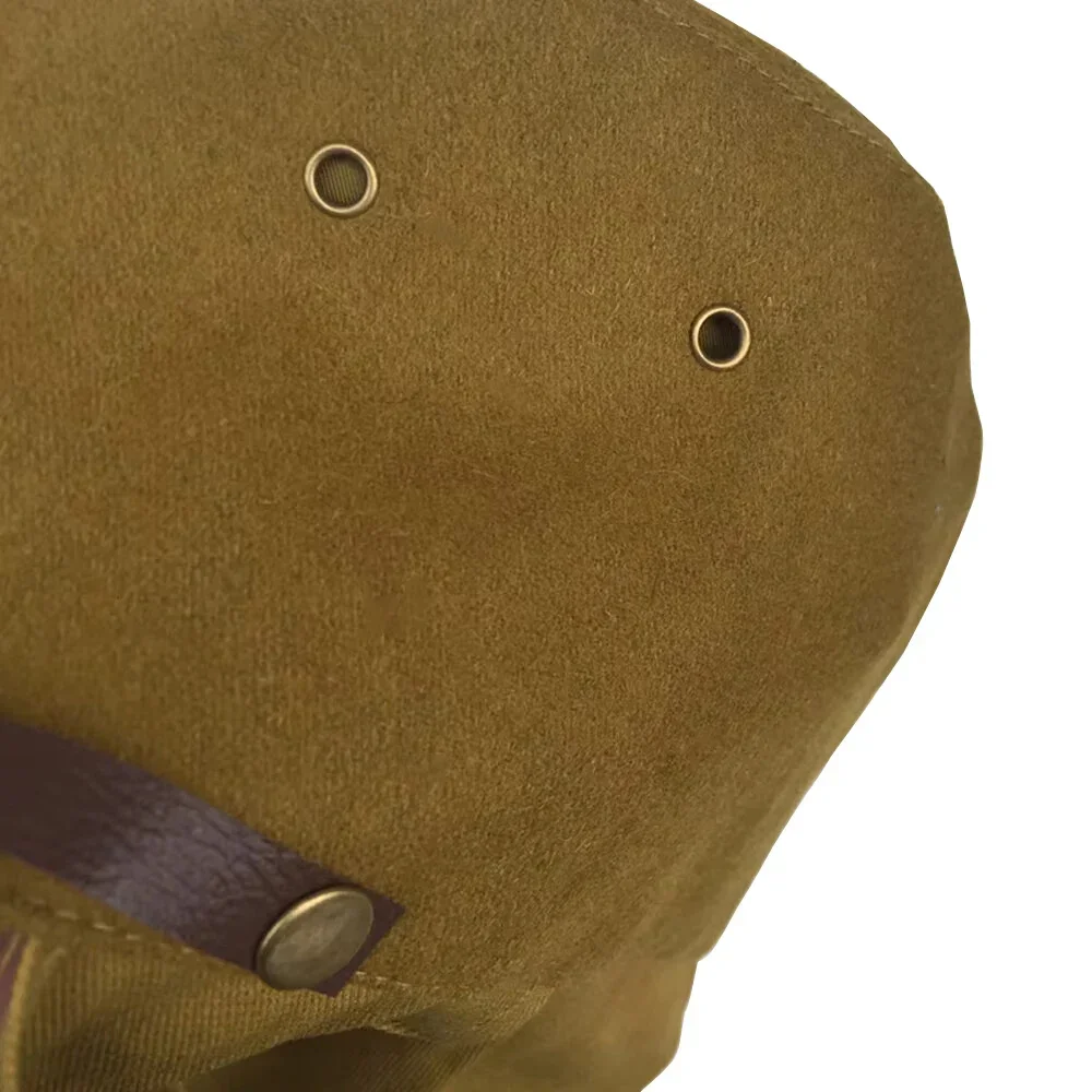 Sombrero de soldado japonés de la Segunda Guerra Mundial, sombrero de comando de oficial, entrenamiento deportivo al aire libre, decoración de cabeza para hombre, sombrero de ala grande japonés - imagen 4