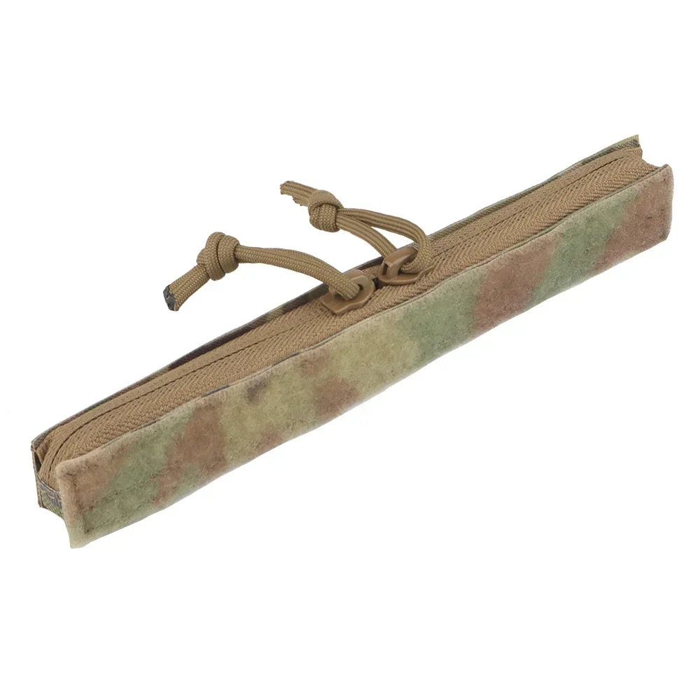 Chaleco táctico con doble cremallera, bolsa de inserción para chaleco Crye AVS, bolsillo de almacenamiento, cubierta con cremallera, chaleco de caza Airsoft, accesorios con cremallera YKK - imagen 4