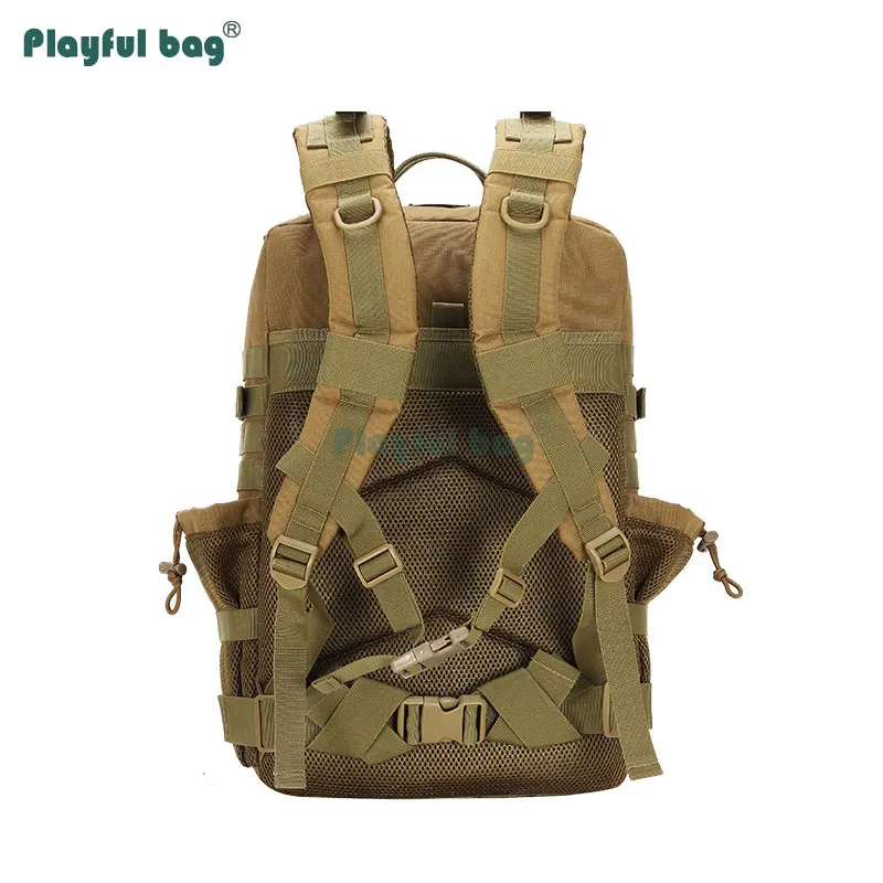 Mochila de montaña al aire libre de 45L, bolsas para ordenador portátil de viaje, mochila MOLLE impermeable para montañismo, caza, AVA42 - imagen 5