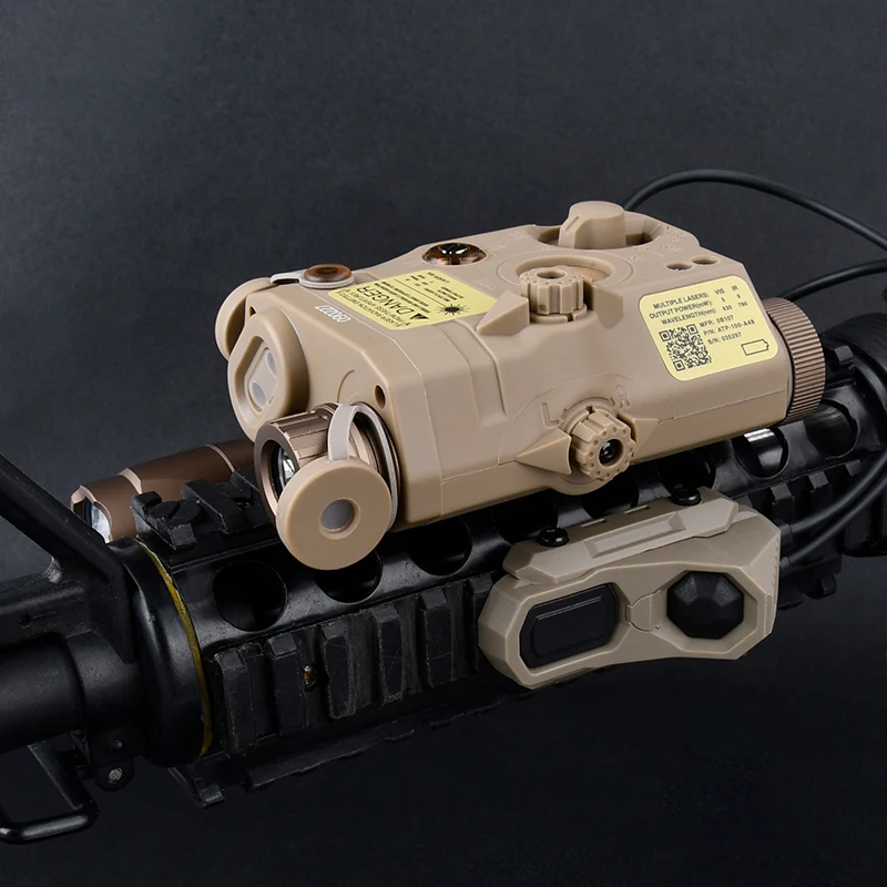 WADSN-caja de batería IR PEQ 15 PEQ-15, luz LED estroboscópica Surefir M600, accesorios AR15, AXON, interruptor de presión Dual - imagen 2