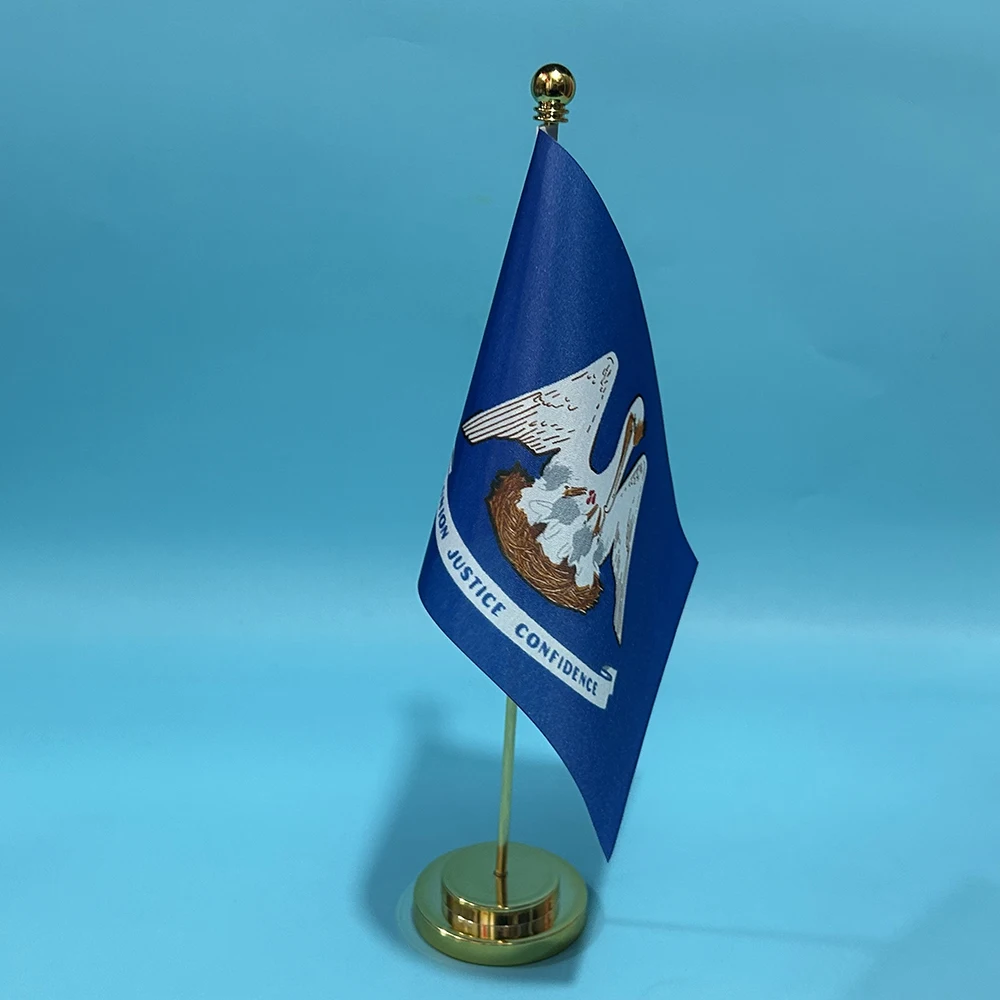 SKY FLAG Bandera de escritorio Luisiana en poliéster - imagen 3