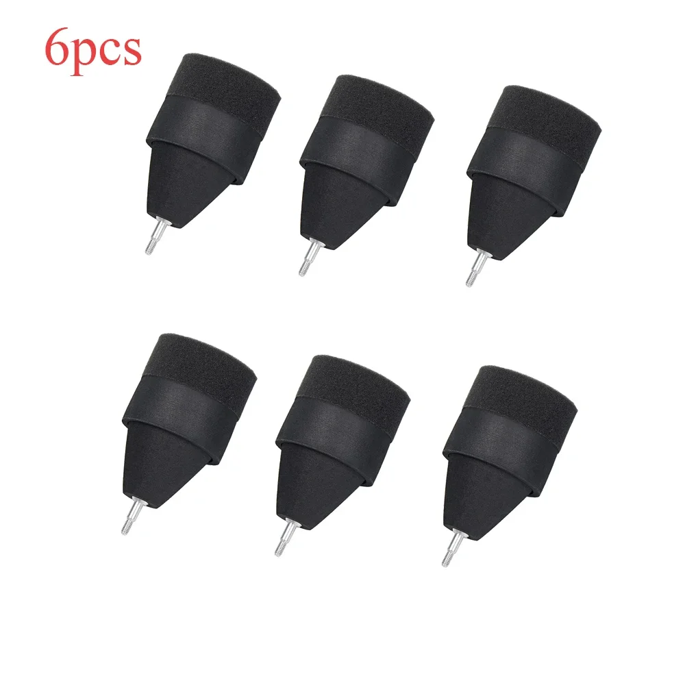 6pcs black