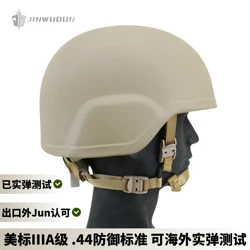 Diseño no perforado UHMWPE MICH casco a prueba de balas casco protector completo NIJ IIIA casco táctico no perforado