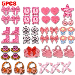 Parche termoadhesivo bordado flecha del amor rosa – San Valentín