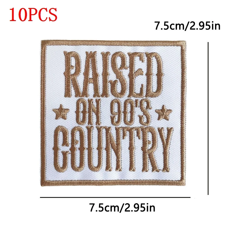 10 unids/set calavera bendita parches para planchar para ropa parche termoadhesivo para ropa parches bordados de letras de enfoque en el sombrero - imagen 5