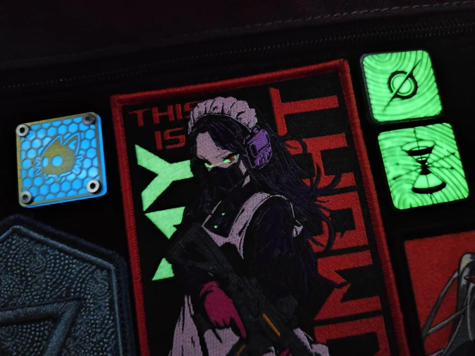 Parche bordado del equipo de combate de sirvienta, Rifle de francotirador, Say Hello To My Little Friend, insignia táctica para ropa, decoración de mochila - imagen 5