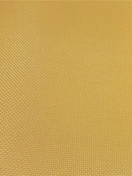 Tela aramida amarilla a prueba de cortes, tejido liso resistente