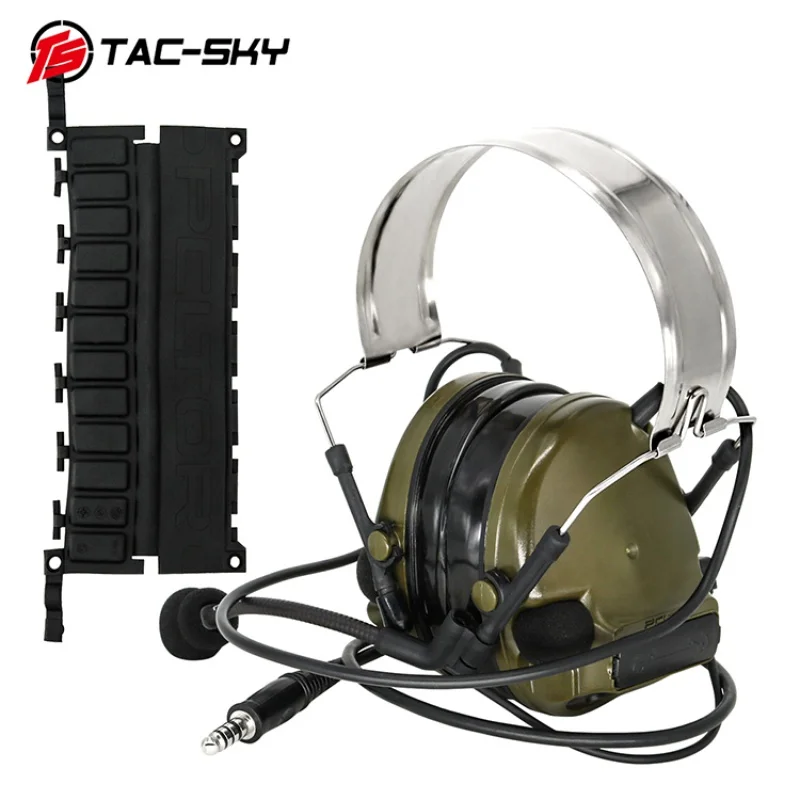 Auriculares tácticos Comtac-III/C3, auriculares con reducción de ruido, versión de alta configuración de silicona - imagen 5