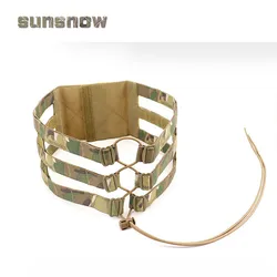 Sunsnow Chaleco Táctico Esquelético AVS – Cinturón MOLLE Rejilla