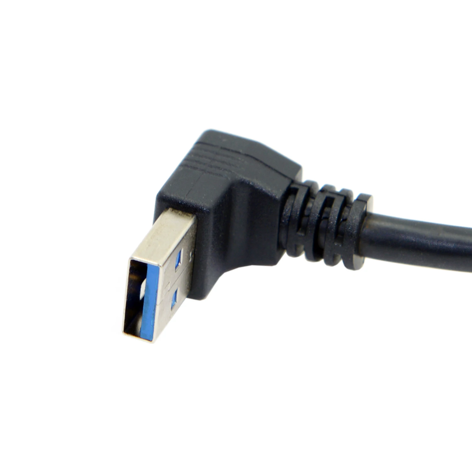 CY-Cable USB 3,1 de USB-C, Cable de datos macho con ángulo arriba y abajo de 3,1 USB-C A 90 grados, para Mac book, tableta y teléfono - imagen 3