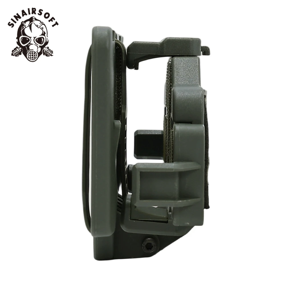 Soporte de teléfono MOLLE táctico Universal para chaleco portador de placa Clip ajustable ciclismo al aire libre bicicleta Airsoft senderismo militar - imagen 5