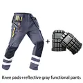 Gray Pant-Knee Pad