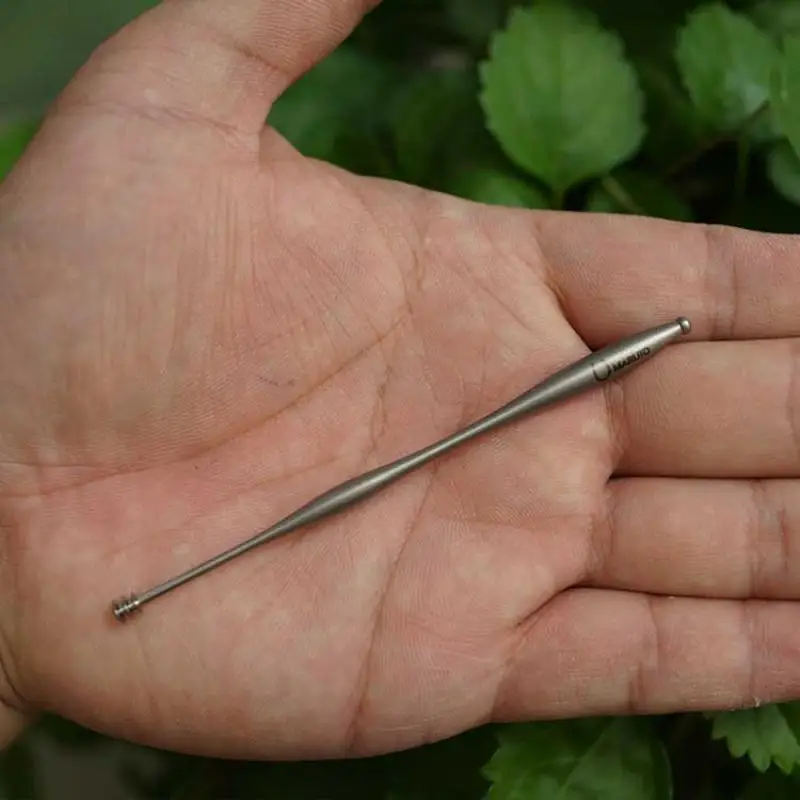 Beauty Series-palillo de dientes helicoidal de titanio puro, lima, pinzas diagonales, herramientas EDC - imagen 3