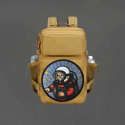 Parche táctico con gancho y bucle para mochila, insignia militar
