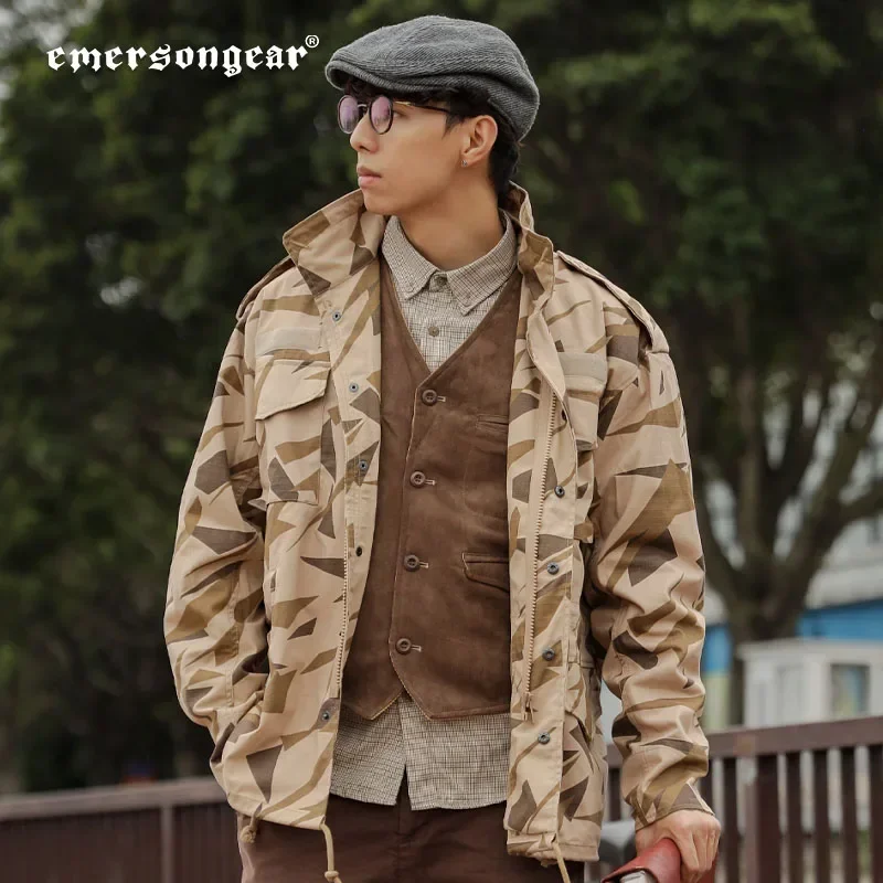 Emersongear-abrigo táctico para M65, gabardina con múltiples bolsillos, chaqueta ergonómica, caza cálida, Camping, senderismo al aire libre, DCC EM9654 - imagen 2