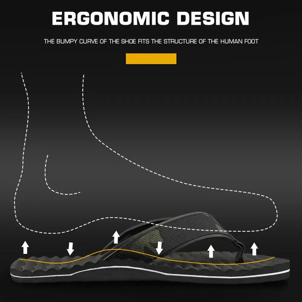 Chanclas de camuflaje táctico, zapatillas ligeras antideslizantes de EVA para hombres y mujeres, chanclas informales de playa para deportes al aire libre de verano y caza - imagen 5