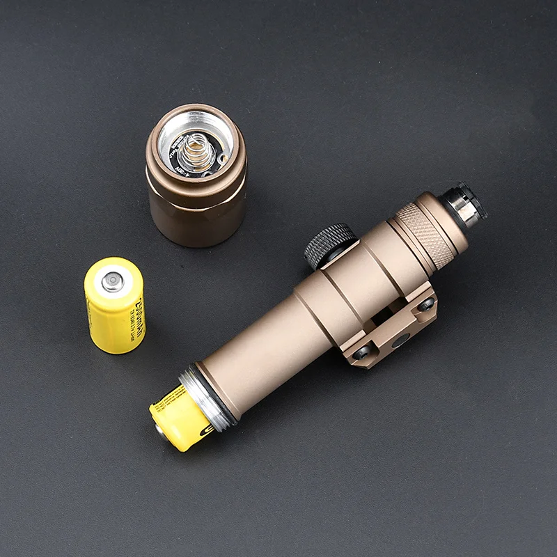 Táctico Airsoft Surefir M600 M600U con interruptor Dual, arma Scout, linterna potente, caza al aire libre, ajuste de riel Picatinny de 20mm - imagen 5