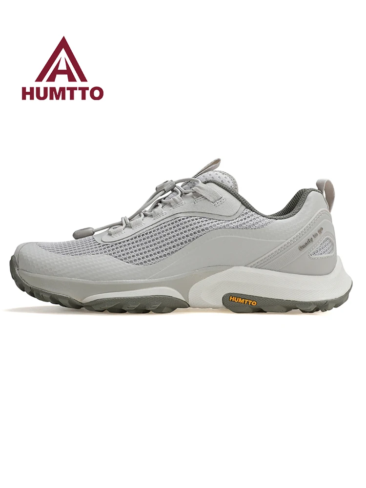 HUMTTO zapatos de senderismo al aire libre, zapatos de trekking antideslizantes para hombre, zapatillas de deporte, zapatos todoterreno ligeros transpirables, zapatos para correr al tobillo para mujer - imagen 2