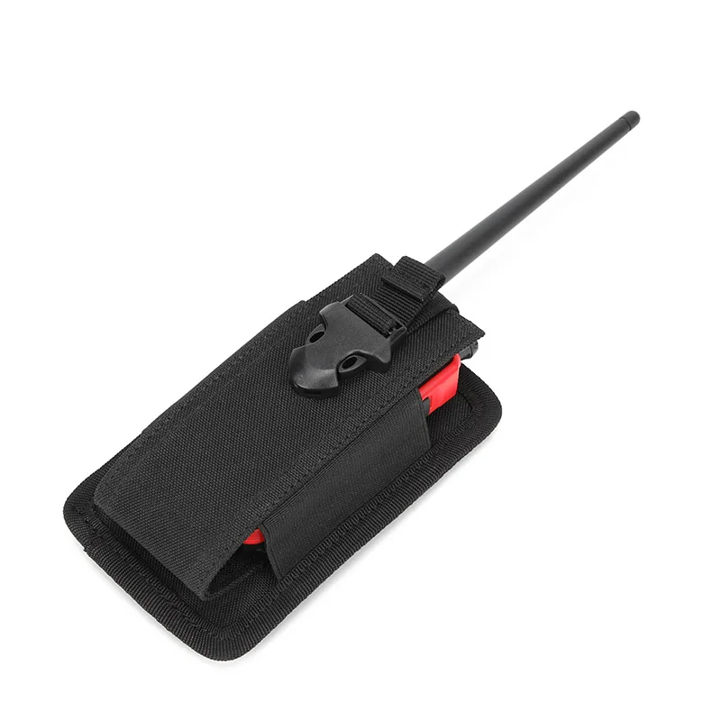 Molle-funda de Radio táctica para interfono, soporte para walkie-talkie, bolsa de almacenamiento, accesorios de caza - imagen 3