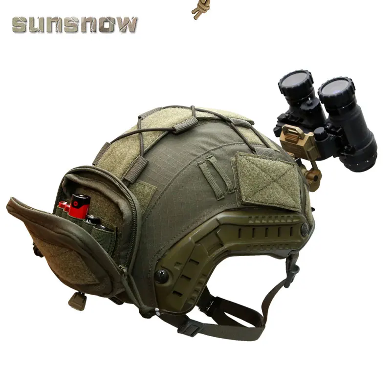 Cubierta de casco de caza táctica para deporte al aire libre para casco de combate OPS, cubierta de guardamanos - imagen 3