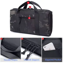 Bolsa táctica para pistola en lona con revistas – Caza y tiro