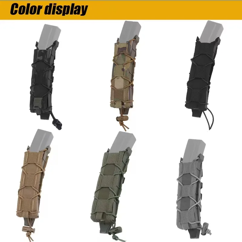 Caja para revistas de 9mm de largo, bolsa para revistas de tiro de caza, cubierta de liberación rápida para tiro con pistola de aire, caja para revistas individual multifuncional - imagen 2