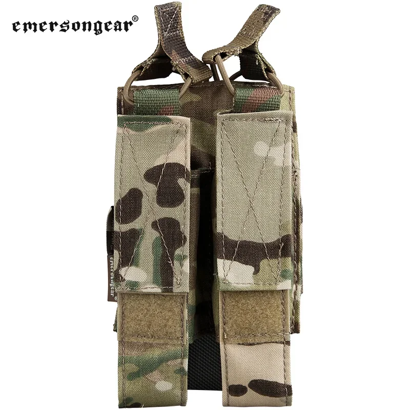 Emersongear para MP5 Dual KRISS MP7 bolsa para revistas bolsa doble Mag funda MOLLE soporte Airsoft funda de caza Panel de bolsillo - imagen 2
