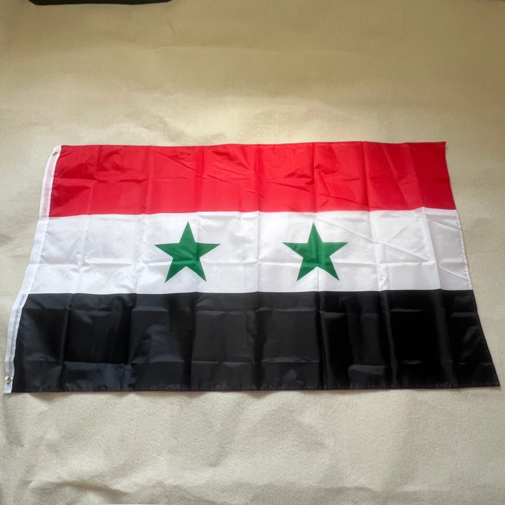 Syria Arab Republic Syria Flag Indoor Outdoor decoration 90x150cm polyester polyester hanging