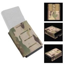 5.56 RIFLE MAGAZINE POUCH Superficie MOLEE cortada con láser Placa de retenedor de revistas incorporada