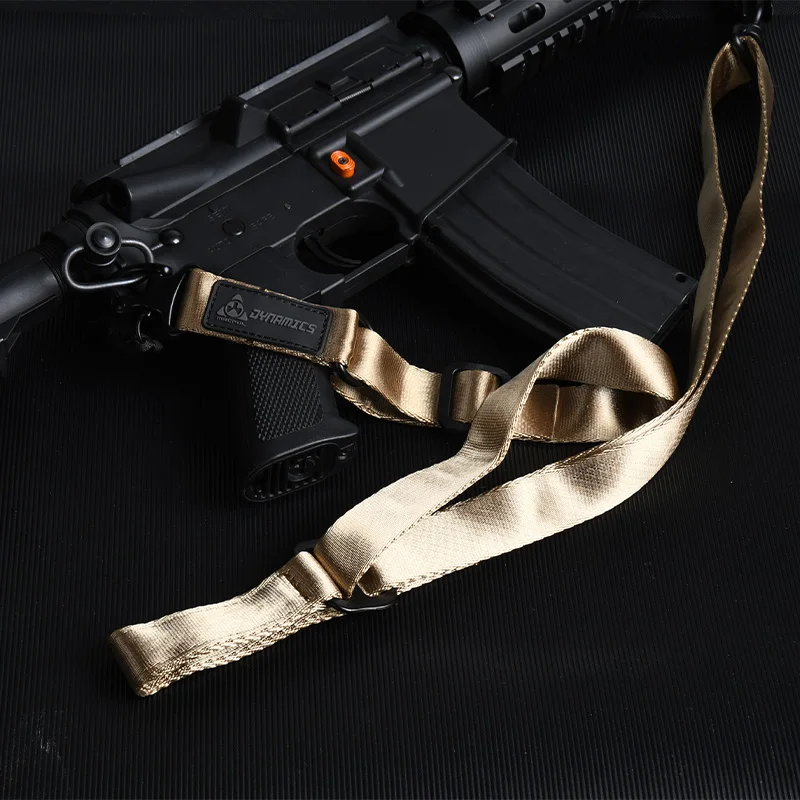 Eslinga de Rifle multimisión táctica MS2 con parche, hebilla de cinturón ajustable de 1/2 puntos, correa de cuerda desmontable, equipo de armas de Metal - imagen 2