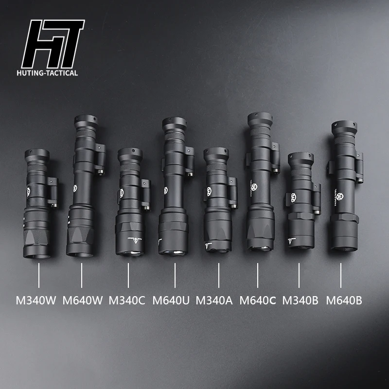 Luz LED blanca para armas M300, M340, M600, M640, con interruptor de cola, linterna de montaje remota constante para caza, Mlok/keymod/Picatinny - imagen 5