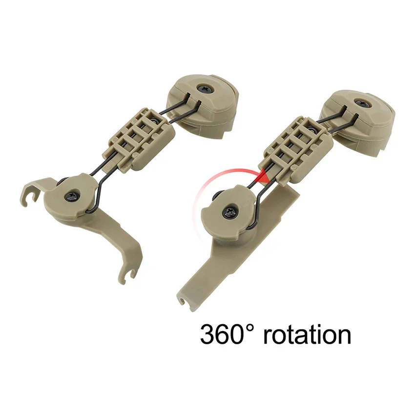 Soporte táctico para auriculares, adaptador de riel de arco, soporte para auriculares SORDIN montado en casco para auriculares MSA SORDIN Shooting, novedad de 2024 - imagen 3