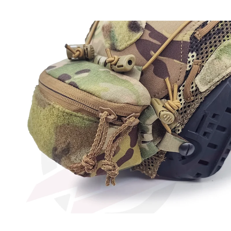 Bolsa de almacenamiento de batería con soporte para casco táctico: accesorio MOLLE resistente para una organización segura del banco de energía