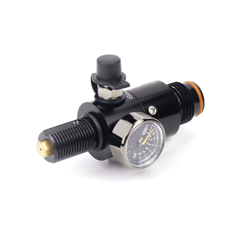 HPA 4500PSI Válvula reguladora de cilindro de tanque de aire Roscas 5/8 "-18UNF Presión de salida 800/1800/2000PSI - imagen 5