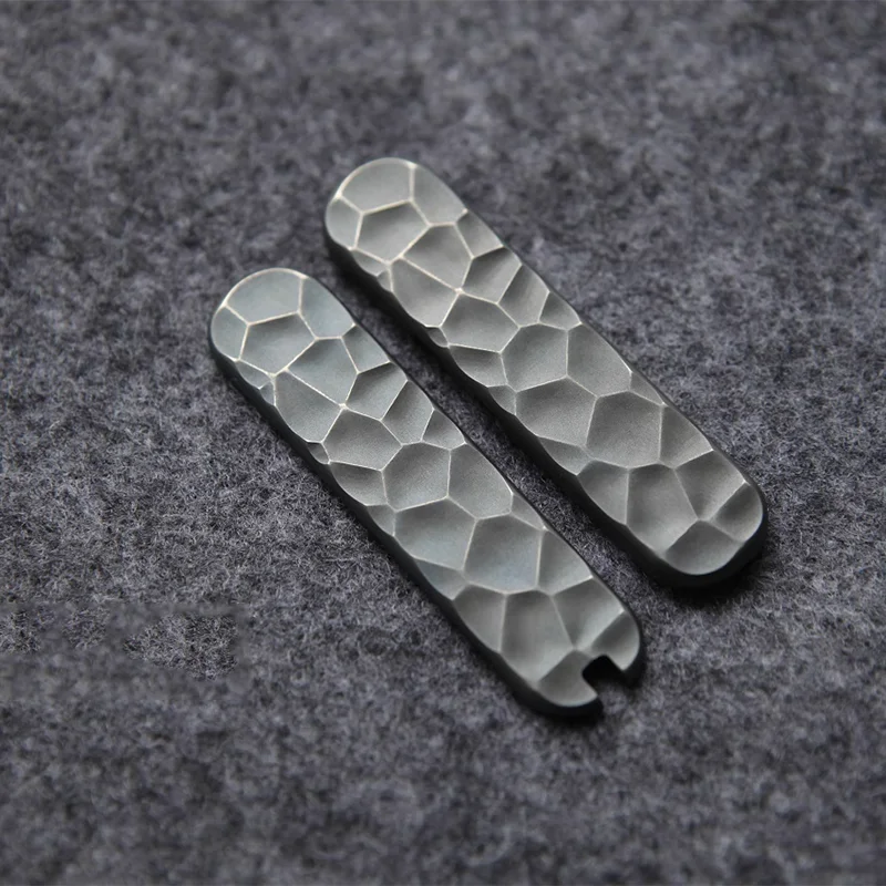 Piezas de bricolaje con bolígrafo, mango de cuchillo de latón recortado, escamas para cuchillos Victorinox del ejército suizo de 58MM, gerente de firma MiniChamp - imagen 2