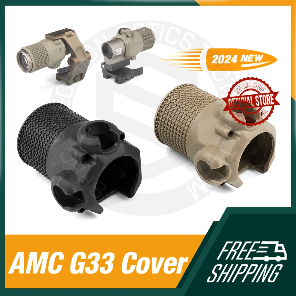 Cubierta de cuerpo de lupa EO G33, AMC-G33, Color negro/tostado, adecuada para réplica y Original G33, hecha de polímero de nailon, solo cubierta de cuerpo